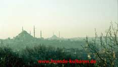Istanbul - Blick auf Hagia Sophia und Blaue Moschee