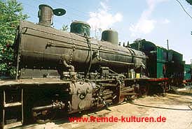Tenderlokomotive 130.755 von SLM im Bahnhof El Hame