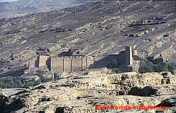 Nordmauer des antiken Staudammes